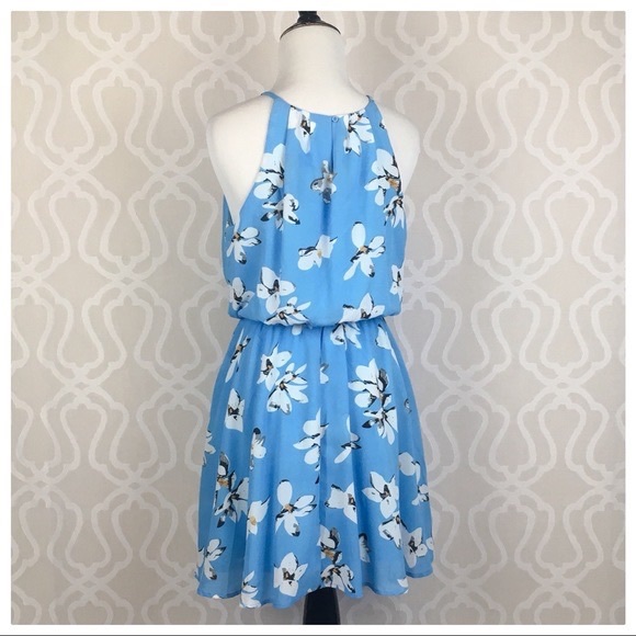 Althea Hibiscus Chiffon Flowy Dress - Picture 5 of 9